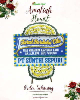 Papan Bunga Duka di Angkola Timur